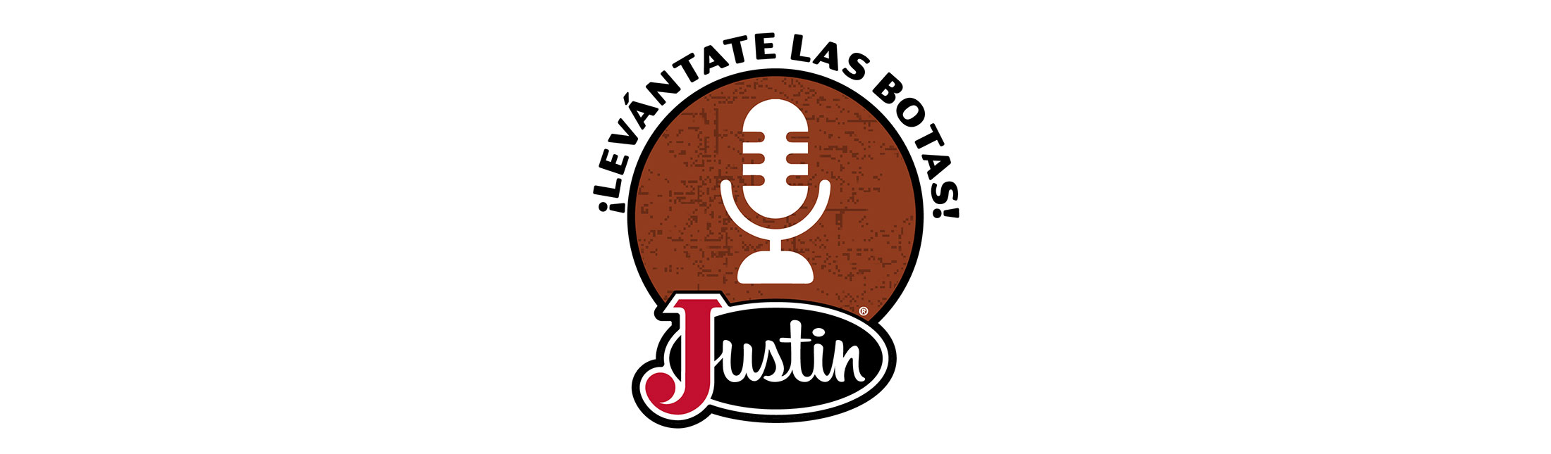 ¡Levántate las botas! Justin logo